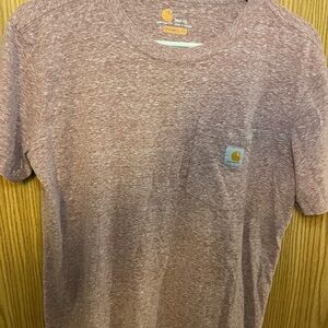 Carhartt Men's Maroon Short Sleeve Tee